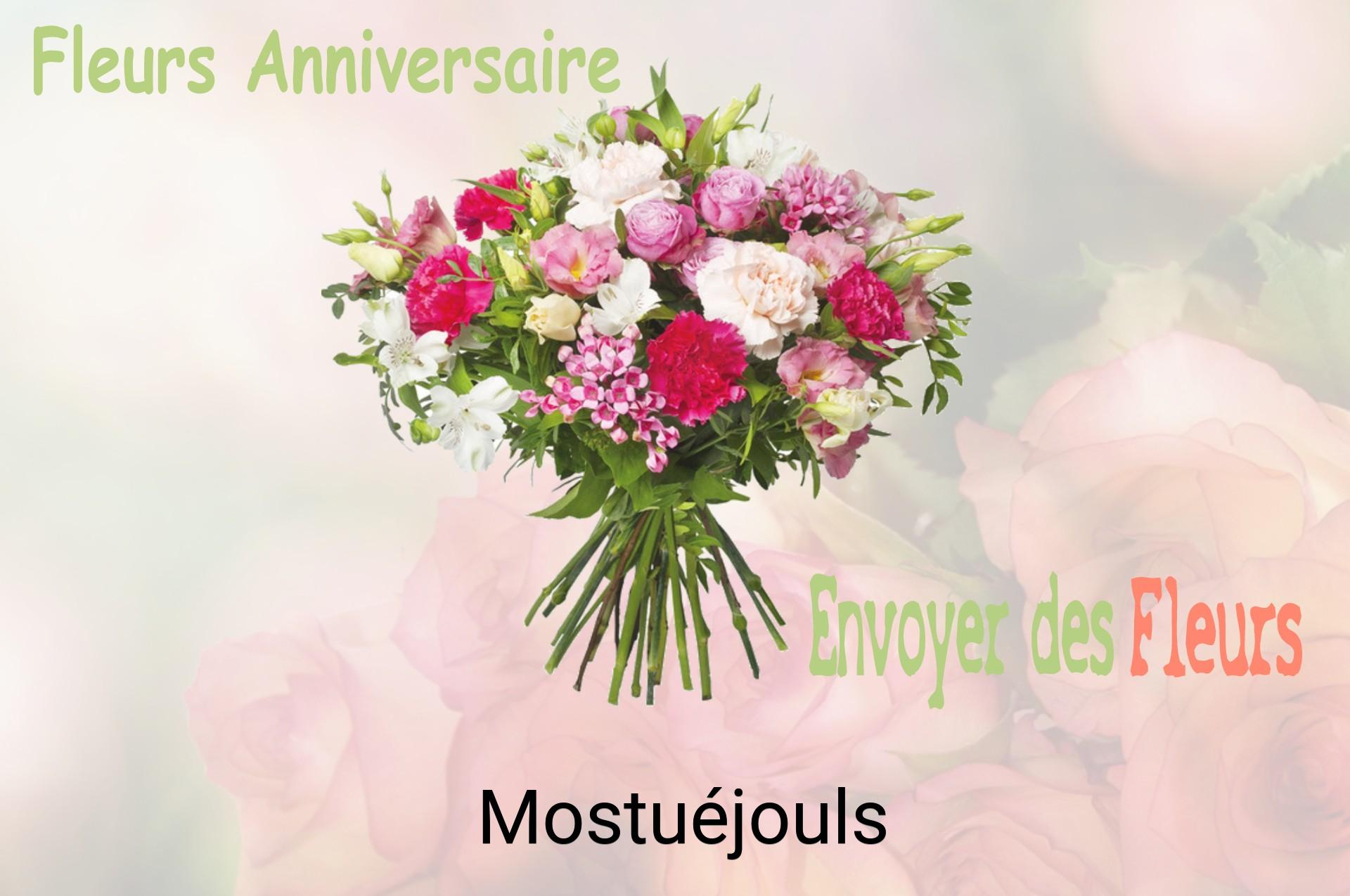 Bouquet de fleurs d’anniversaire livré à Mostuéjouls